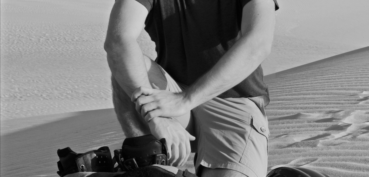 Chris Mayer in der Wüste