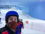 Skipiste in einer Indoor Ski Halle