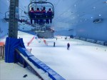Skilift in einer Indoor Ski Halle