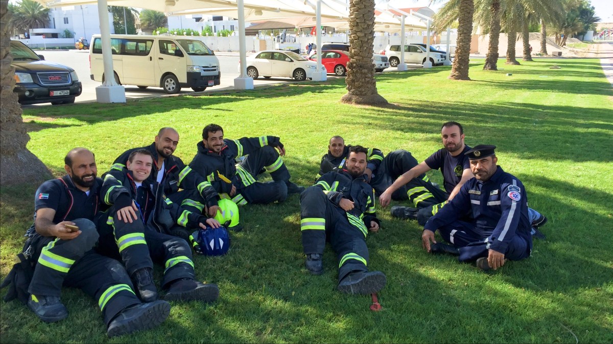 Schicht der Feuerwache Ruweis