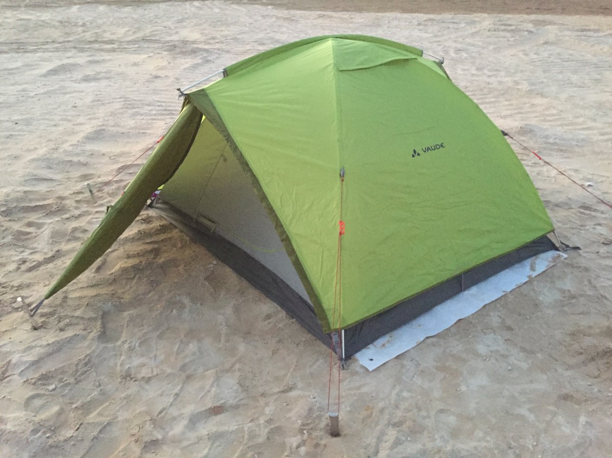 Zelten in der Wüste