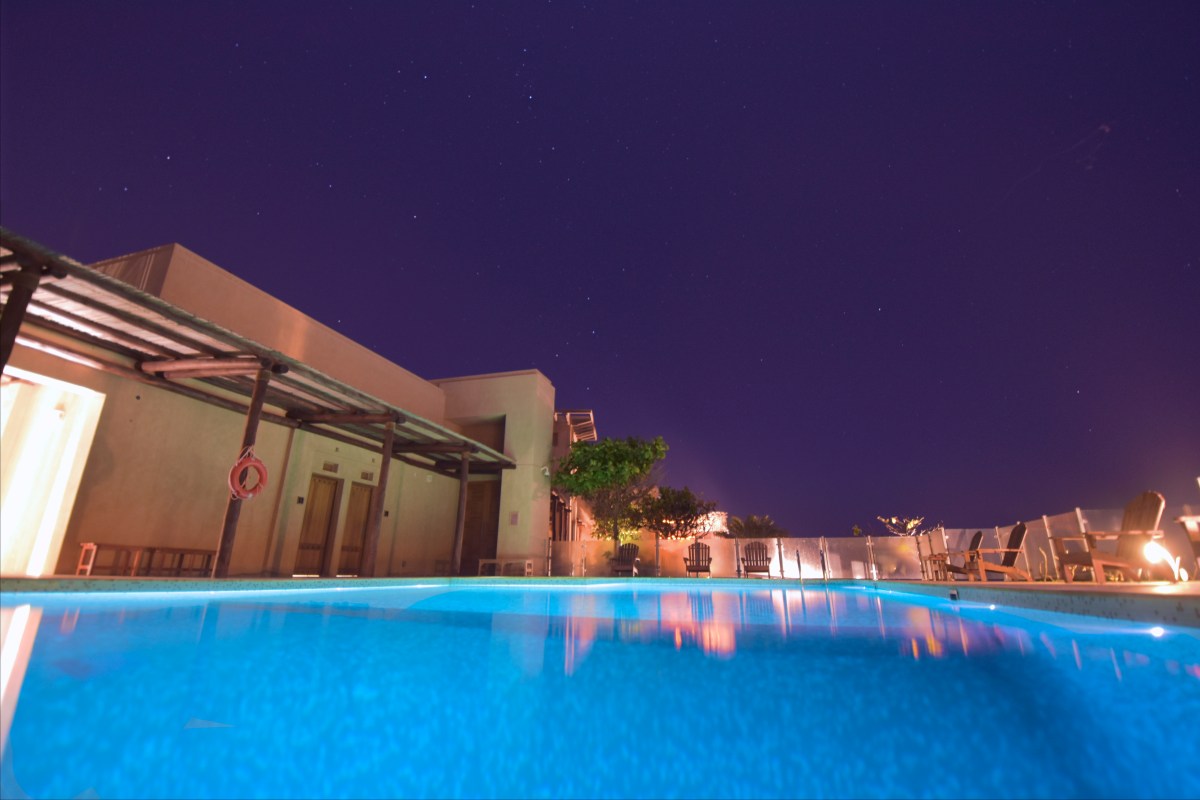Pool auf Sir Bani Yas Island