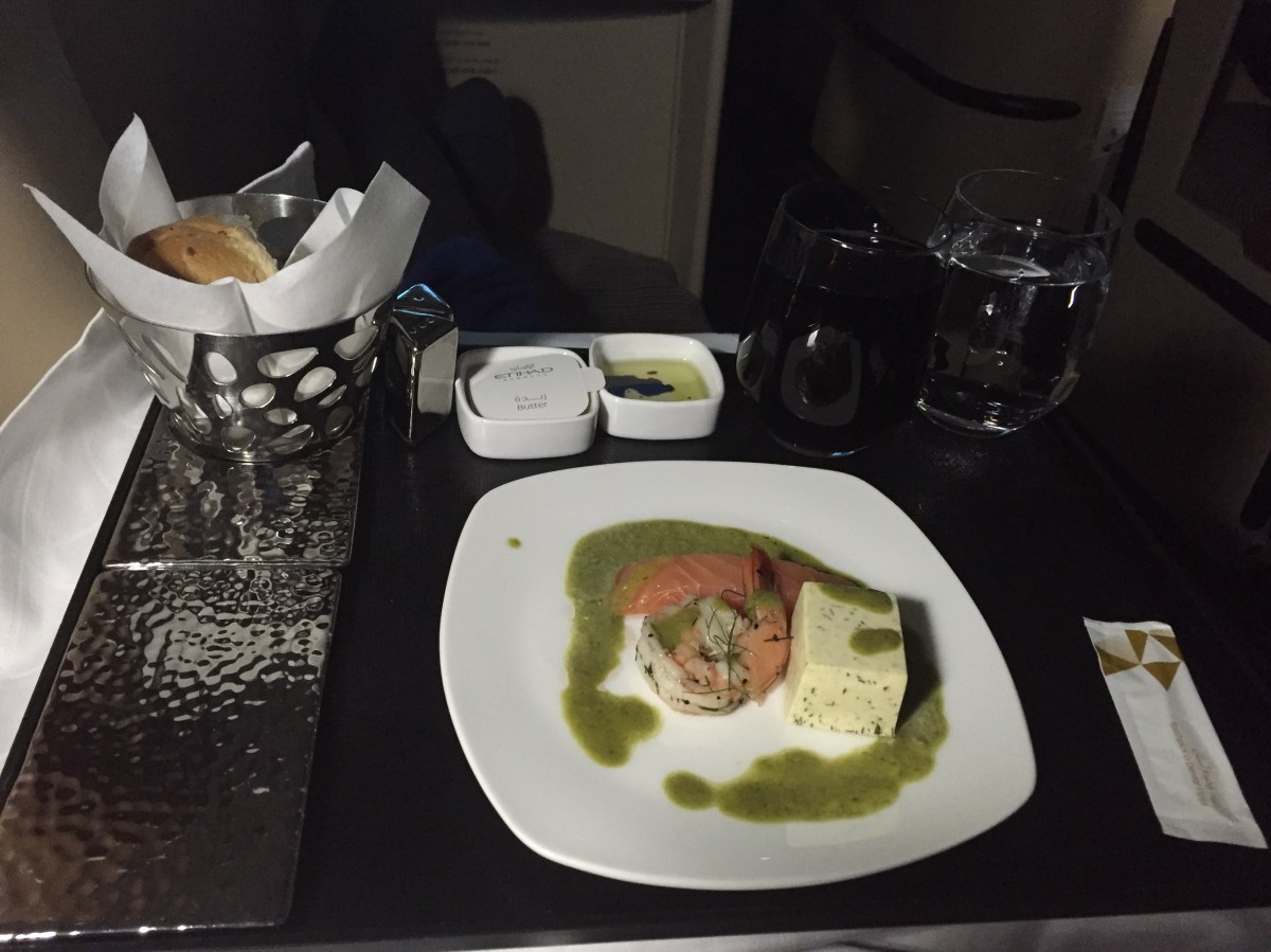 Essen in der Business Class