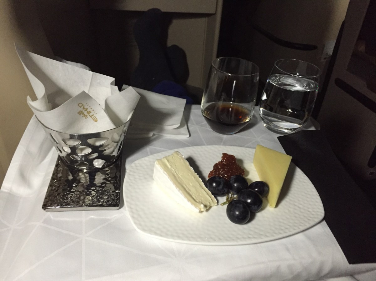 Essen in der Business Class