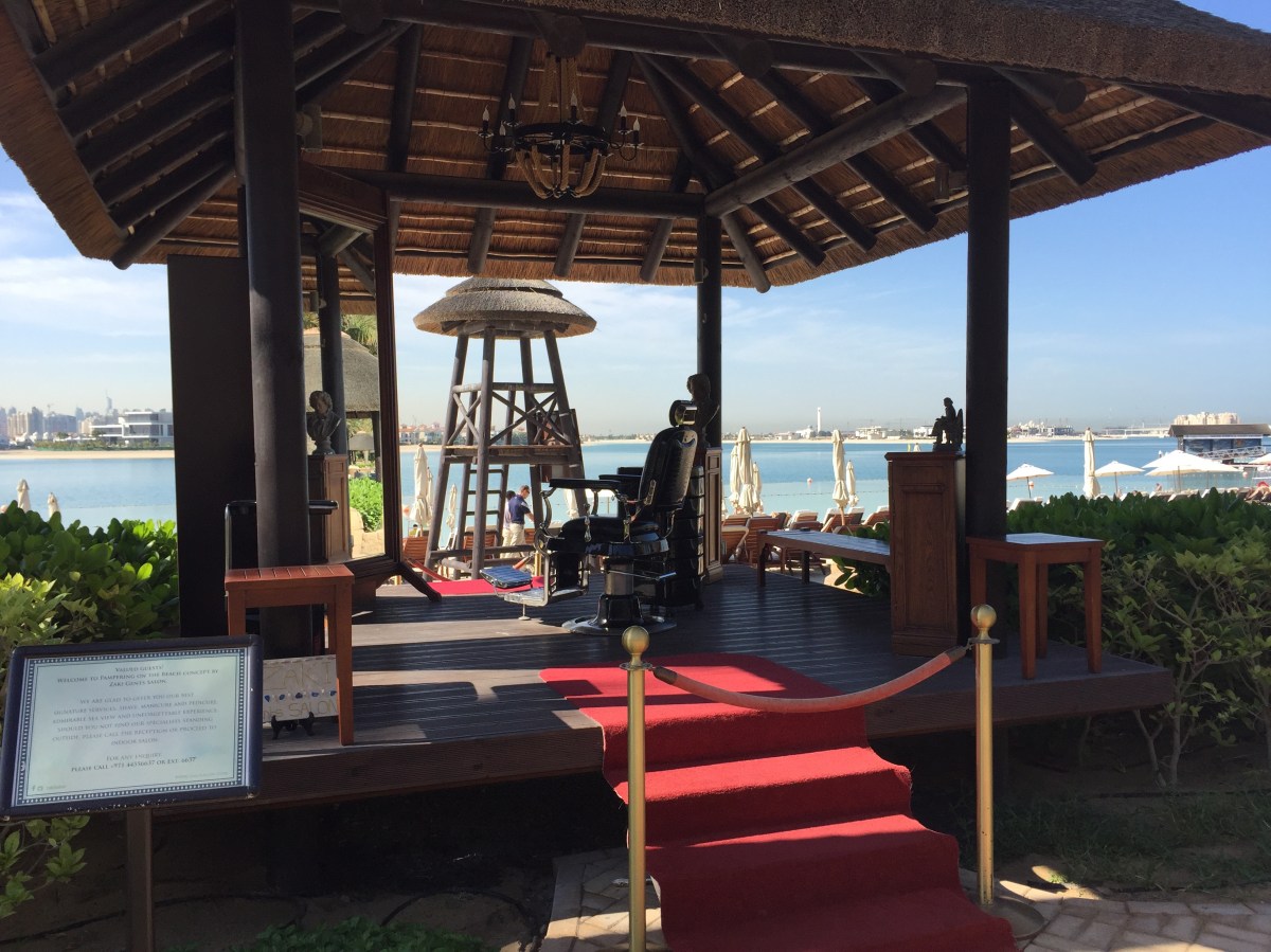 Haircutter at the Beach
