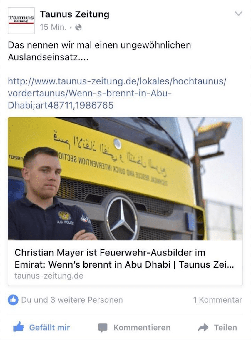 Christian Mayer aus Ober Erlenbach