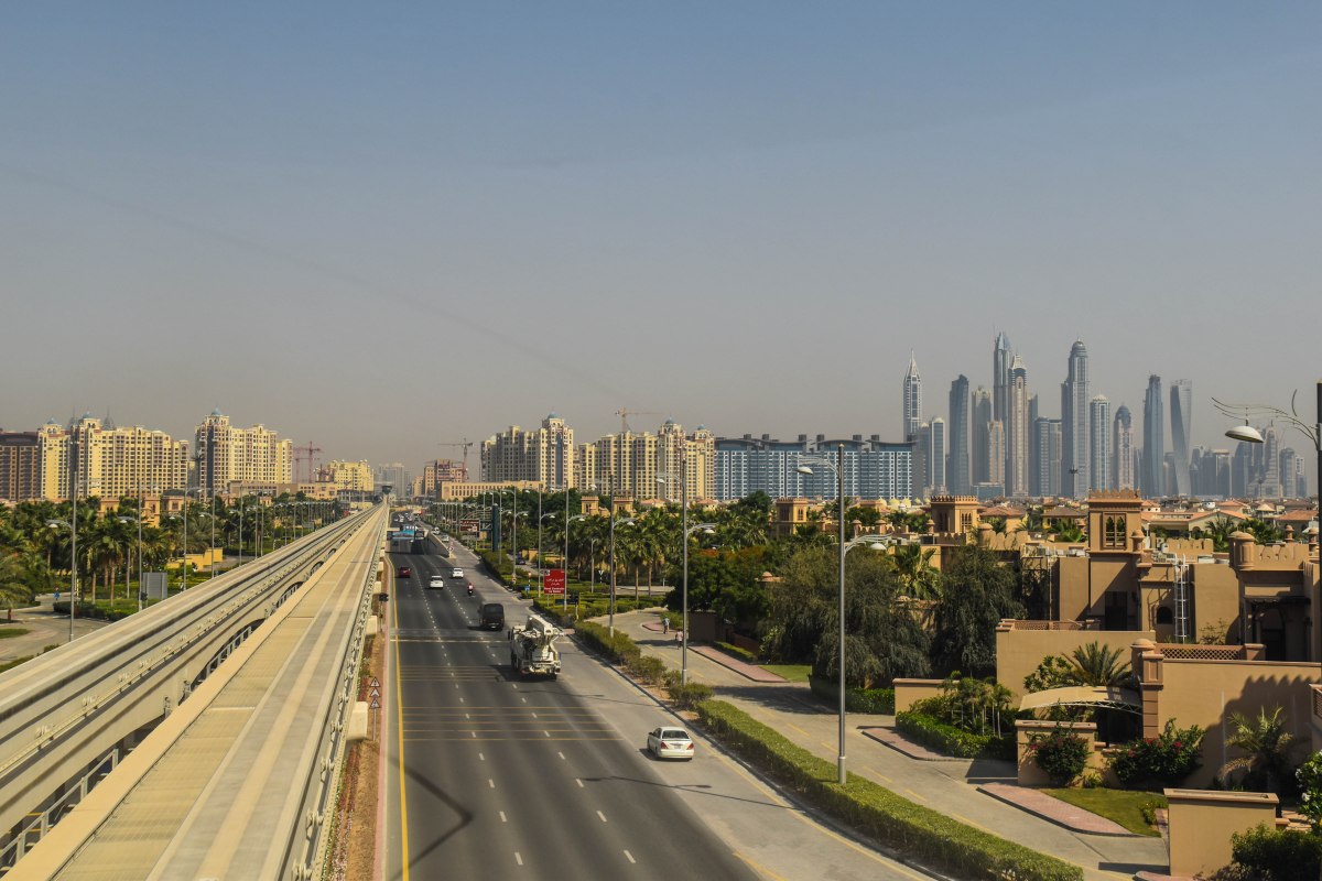 Bahn der Dubai Palme