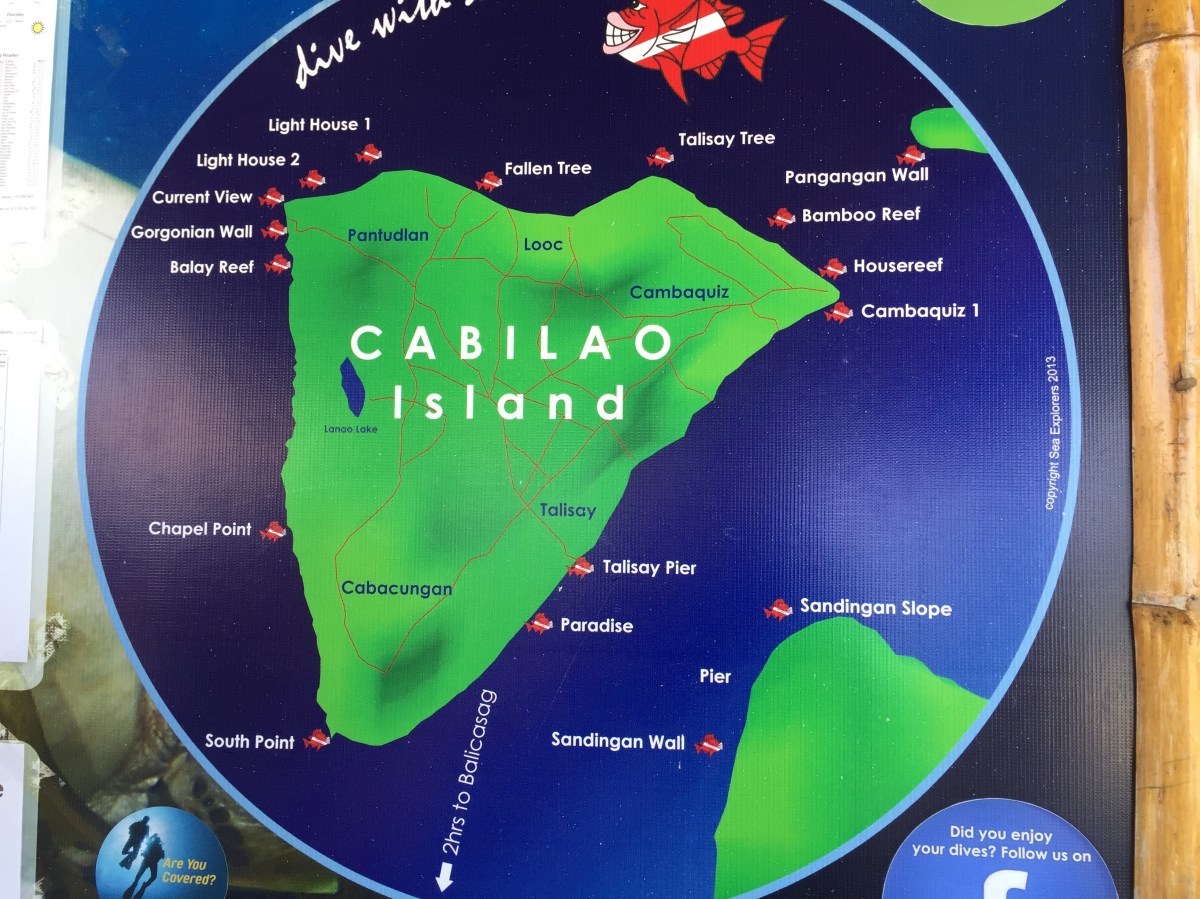 Cabilao Island Karte