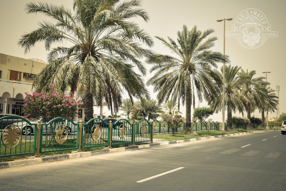 Straße in Mirfa City