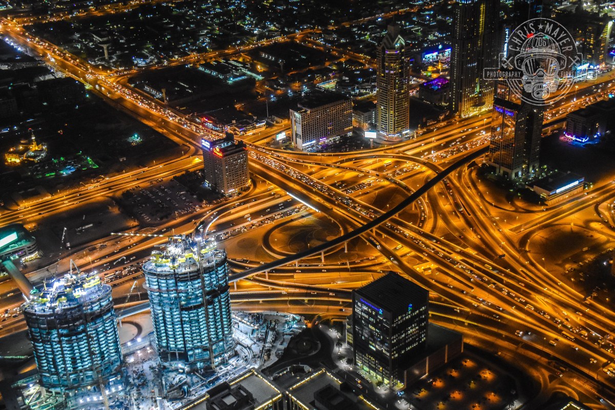 Autobahnkreuz in Dubai