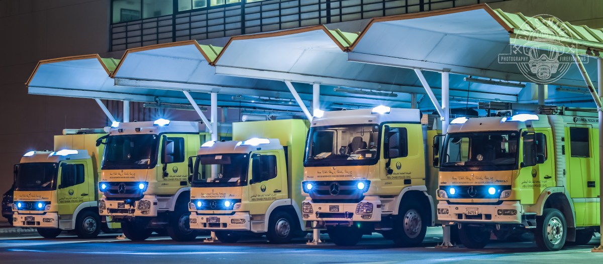 Löschzug der Feuerwehr Abu Dhabi