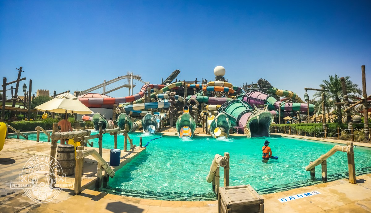 Rutschen von Yas Waterworld