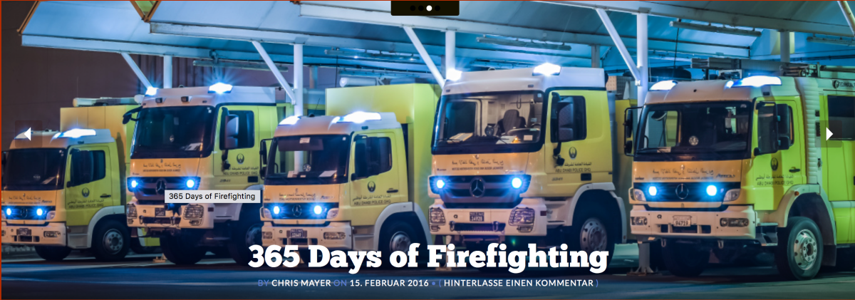Feuerwehr Fuhrpark Abu Dhabi