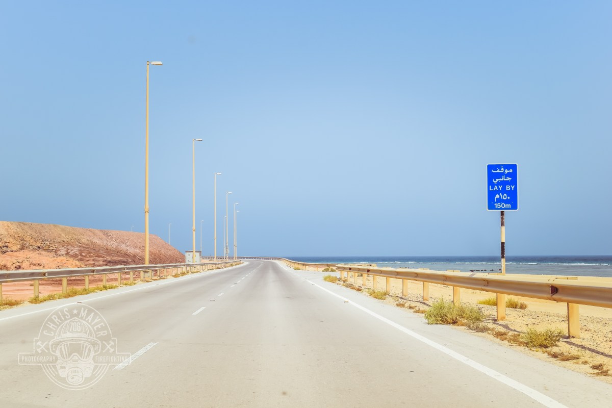 Straße auf Delma Island