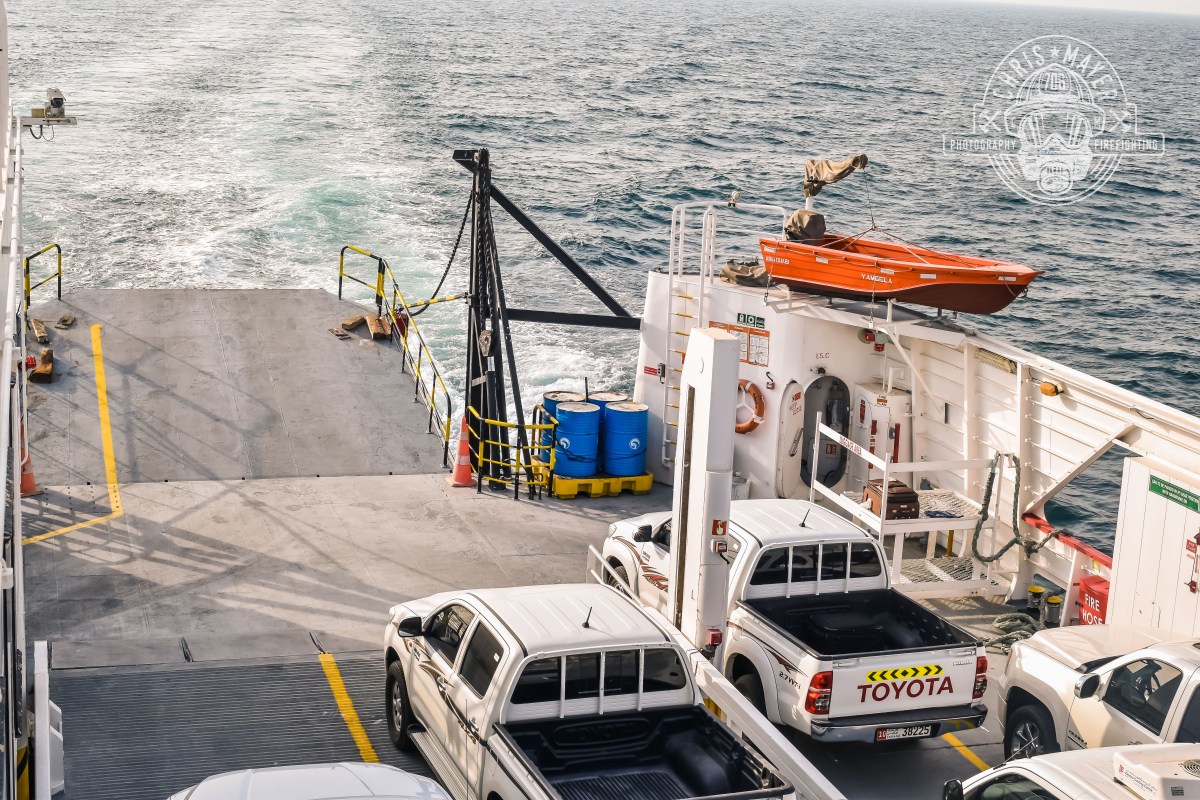 Fährdeck Delma - Ruwais